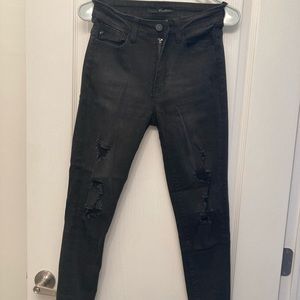 Kancan high waisted distressed skinny jeans